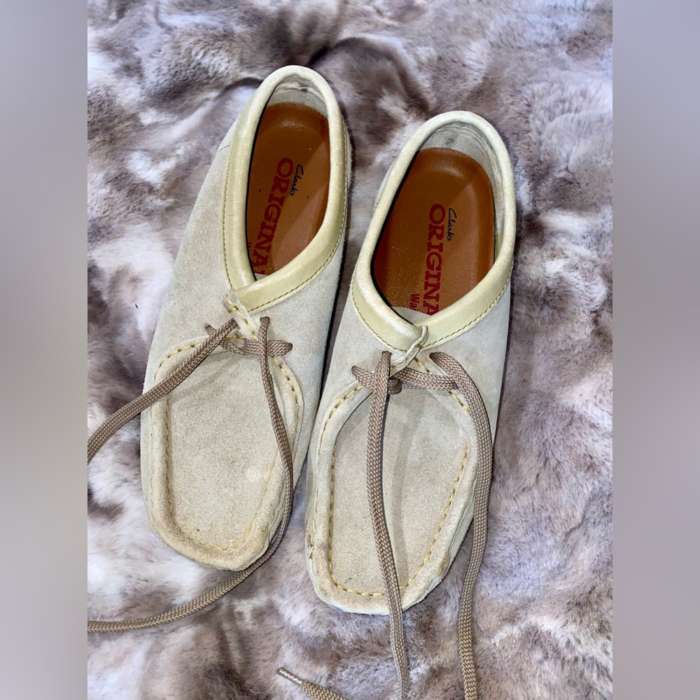 Vintage Wallabees Leather Suede Shoes Clark’s Original US 8